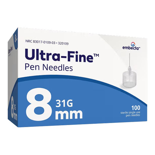 BD/Embecta Ultra Fine Short Pen Needles 8mm