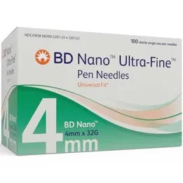 BD Nano Ultra Fine Pen Needles 4mm