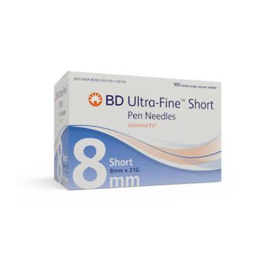 BD Ultra Fine Short Pen Needles 8mm