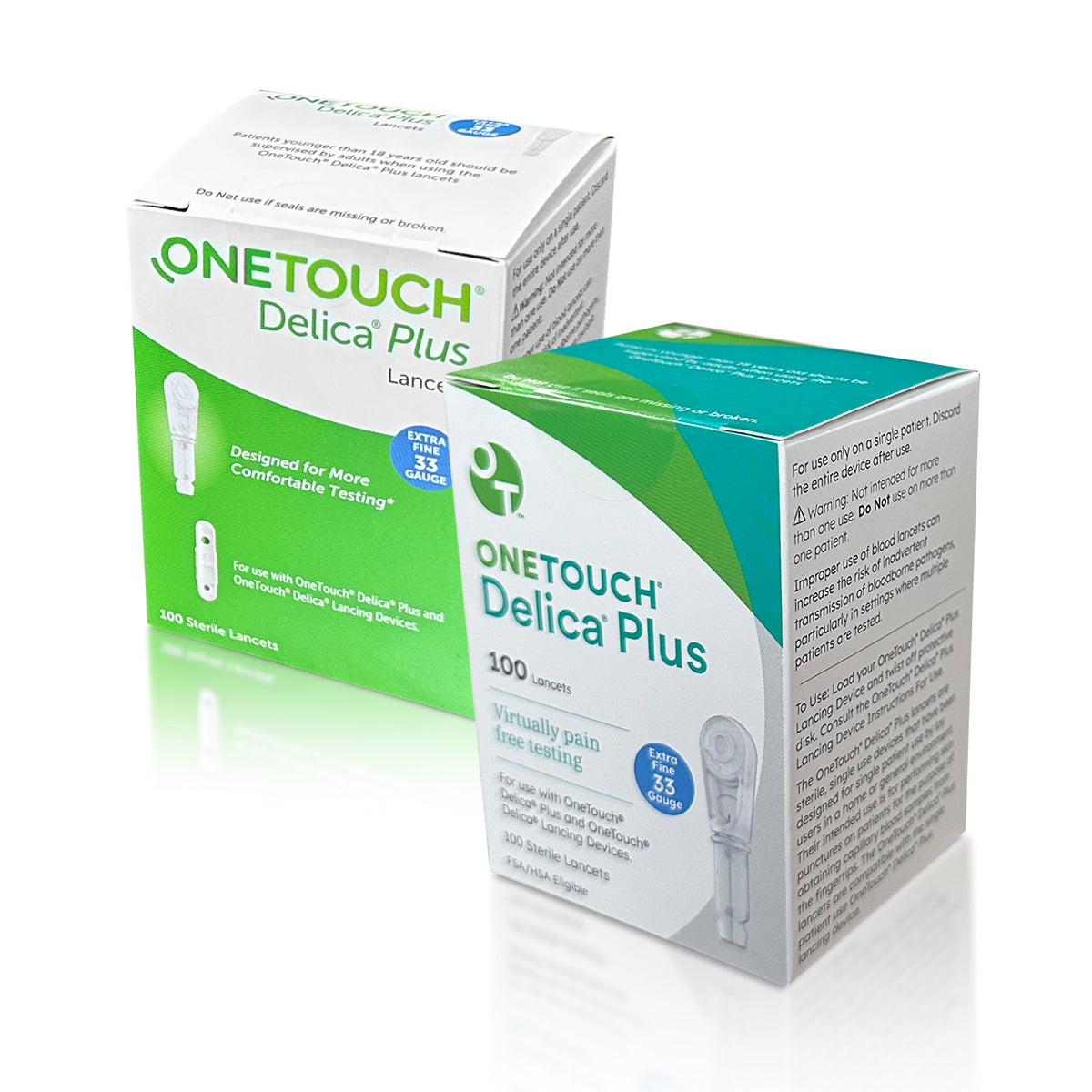 OneTouch Delica Plus 33g Lancets